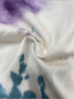 Damen Geblümt Schnürung Zweiteiliges Set Täglich Langarm Lässig Frühling/Herbst Bluse mit Rock Matching Set
