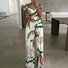 Damen Gestreift Schulterfrei Kurzarm Lässig Sommer Jumpsuit