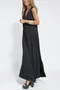 Damen Unifarben Ärmellos Sommer Nahtverarbeitung Kleid V-Ausschnitt Täglich Lässig Maxikleid Passen & Flare Kleid A-Linien-Kleid