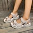 Sommer Unifarben Gladiator Pantolette