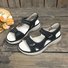 Sommer Unifarben Gladiator Pantolette