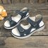 Sommer Unifarben Gladiator Pantolette