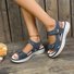 Sommer Unifarben Gladiator Pantolette