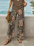 Damen Geblümt Print Zweiteiliges Set Täglich Ärmellos Lässig Sommer Bluse mit Hose Matching Set