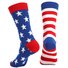 Sommer Heiß Verkauf amerikanisch Flagge Socken Gestreift Baumwolle Socken Mittelrohr Socken