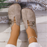 Neu Weich Leder Flach Lässig Schuhe für Damen im Sommer, Einfach und modisch Große Größen Schuhe für Damen