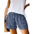 Damen Unifarben Shorts Gerade Hosen Lässig Sommer Shorts