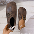 Neu Weich Leder Flach Lässig Schuhe für Damen im Sommer, Einfach und modisch Große Größen Schuhe für Damen