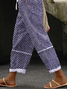 Damen Geometrisch Lang Hose Lässig Frühling/Herbst Hose