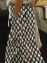 Damen Geometrisch Lang Hose Lässig Frühling/Herbst Hose