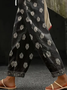 Damen Geblümt Lang Hose Lässig Frühling/Herbst Hose