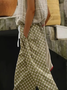 Damen Geometrisch Lang Hose Lässig Frühling/Herbst Hose