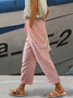 Damen Polka Dots Lang Hose Lässig Frühling/Herbst Hose