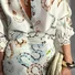 Damen Geblümt Print Zweiteiliges Set Täglich Langarm Lässig Frühling/Herbst Bluse mit Rock Matching Set
