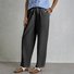 Damen Unifarben Lang Elastische Taille Hose Lässig Frühling/Herbst Hose
