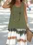 Damen Abstrakt Print Zweiteiliges Set Täglich Ärmellos Lässig Sommer Mehrteiliges Set Matching Set