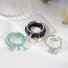 ins Stil Bohemien Strand Urlaub Sommer Oberstoff Schildkröte Fischschwanz Reis Perlen mehrschichtig Stapeln Armband Set