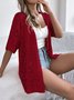 Damen Spitze Sommer Aufdecken Retro Ausgehöhlt Leicht Strickjacke