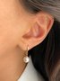 Schmuck Fashion Perle Pendant Legierung Licht Luxuriös Perle Ohrringe Ohrringe Halskette Set Zweiteiliges Halskette