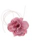Dreidimensionale Blume Gurt Rosa Halskette Kragen Blume Tragegurt Kragen Zubehörteil Ausschnitt Halskette