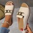 Unifarben Sommer Sandale