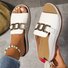 Unifarben Sommer Sandale