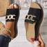 Unifarben Sommer Sandale