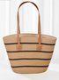 Neu Stroh Tasche Damen Sommer Handtasche Strand Handtasche GROSSE KAPAZITÄT Gewebe Umhängetasche hochwertig Eimer Tasche