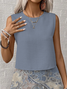 Damen Geblümt Print Zweiteiliges Set Täglich Ärmellos Lässig Sommer Mehrteiliges Set Matching Set