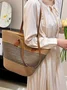 Neu Stroh Tasche Damen Sommer Handtasche Strand Handtasche GROSSE KAPAZITÄT Gewebe Umhängetasche hochwertig Eimer Tasche