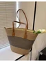 Neu Stroh Tasche Damen Sommer Handtasche Strand Handtasche GROSSE KAPAZITÄT Gewebe Umhängetasche hochwertig Eimer Tasche