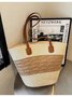 Neu Stroh Tasche Damen Sommer Handtasche Strand Handtasche GROSSE KAPAZITÄT Gewebe Umhängetasche hochwertig Eimer Tasche