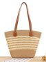 Neu Stroh Tasche Damen Sommer Handtasche Strand Handtasche GROSSE KAPAZITÄT Gewebe Umhängetasche hochwertig Eimer Tasche