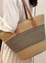 Neu Stroh Tasche Damen Sommer Handtasche Strand Handtasche GROSSE KAPAZITÄT Gewebe Umhängetasche hochwertig Eimer Tasche