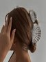 echt Golden Galvanisiert Kopfschmuck Groß Oberstoff Haarnadel Nische Design Legierung Clip hochwertig Clip
