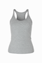 Damen Ärmellos Tanktop Oberteile Leibchen Sommer Unifarben Rundhals Täglich Sexy Oberteile