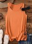 Damen Ärmellos Tanktop Oberteile Leibchen Sommer Unifarben Stehkragen Täglich Sexy Oberteile