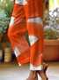 Damen Abstrakt Lang Hose Lässig Frühling/Herbst Hose