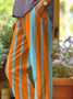 Damen Gestreift Lang Hose Lässig Frühling/Herbst Hose