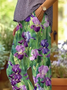 Damen Geblümt Lang Hose Lässig Frühling/Herbst Hose