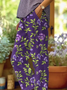 Damen Geblümt Lang Hose Lässig Frühling/Herbst Hose