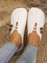 Neu Weich Leder Flach Lässig Schuhe für Damen im Sommer, Einfach und modisch Große Größen Schuhe für Damen