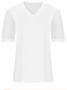 Damen Polka Dots Kurzarm T-Shirts T-Shirt V-Ausschnitt Jacquard Lässig Sommer Oberteile