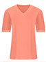 Damen Polka Dots Kurzarm T-Shirts T-Shirt V-Ausschnitt Jacquard Lässig Sommer Oberteile