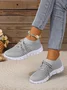 Frühling und Herbst Flyknit Atmungsaktiv Rutschfest Leicht Mesh Sport Schuhe
