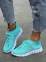 Frühling und Herbst Flyknit Atmungsaktiv Rutschfest Leicht Mesh Sport Schuhe