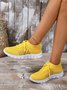 Frühling und Herbst Flyknit Atmungsaktiv Rutschfest Leicht Mesh Sport Schuhe