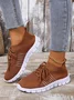 Frühling und Herbst Flyknit Atmungsaktiv Rutschfest Leicht Mesh Sport Schuhe
