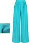 Damen Unifarben Lang Elastische Taille Hose Lässig Frühling/Herbst Hose