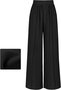 Damen Unifarben Lang Elastische Taille Hose Lässig Frühling/Herbst Hose